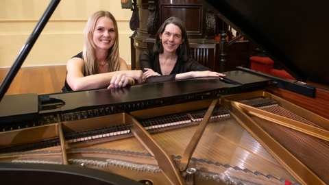 Lunchtime Concert: Amanda Bunting and Kris Zuelicke, Solos and Duets for Piano