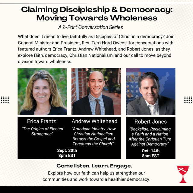 Claiming Discipleship & Democracy: Moving Towards Wholeness