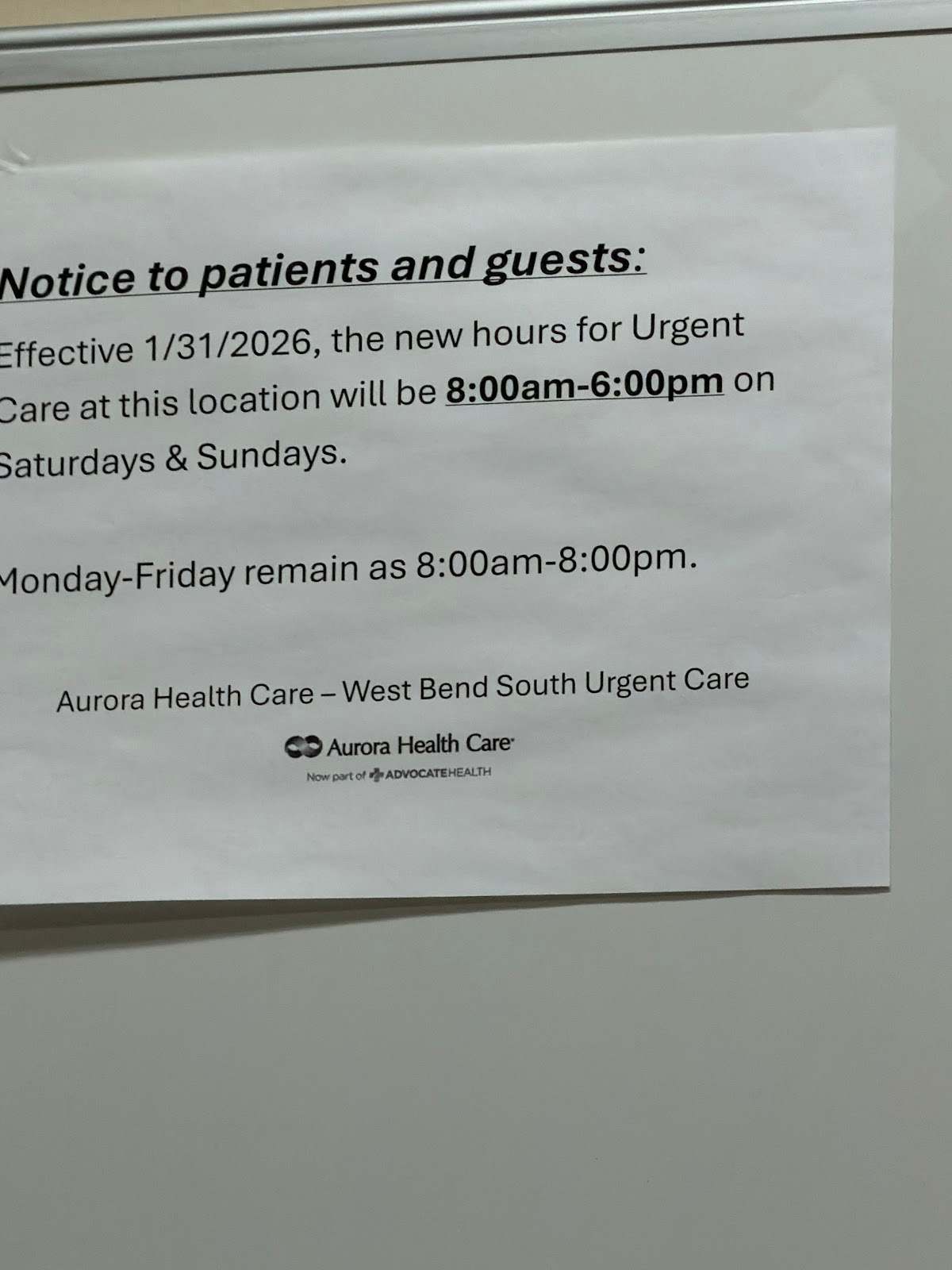 Aurora Urgent Care — photo 3
