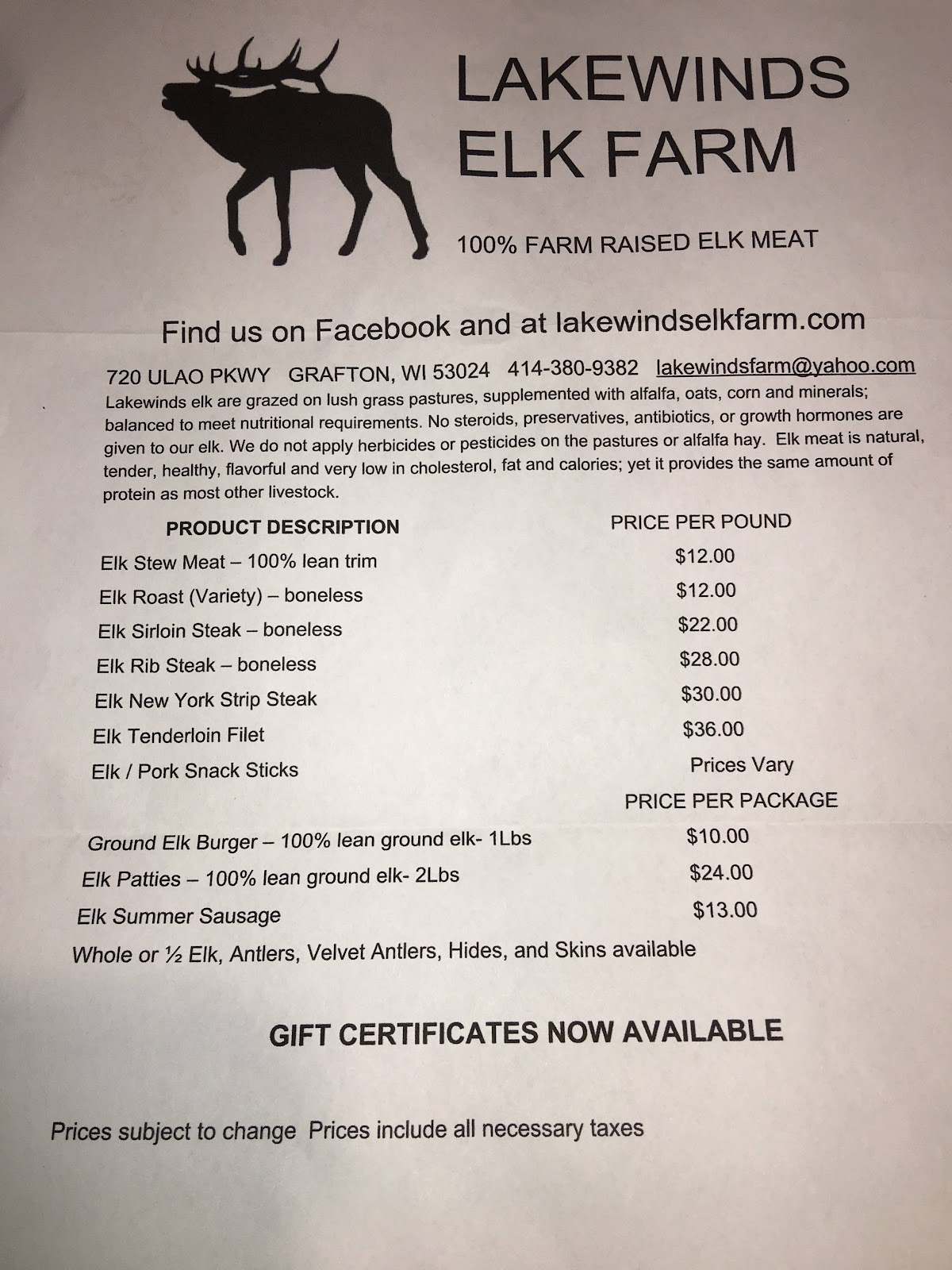 Lakewinds Elk Farms — photo 1